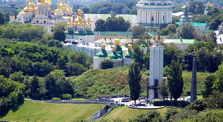 Il Museo dell’Holodomor sulla collina di Kyiv a poche a poche centinaia di metri dal complesso monastico Pecherska Lavra