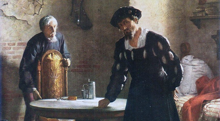 Johannes Vilhelm Jensen «La caduta del re», ambientato tra la Svezia e la Danimarca del Sedicesimo secolo.